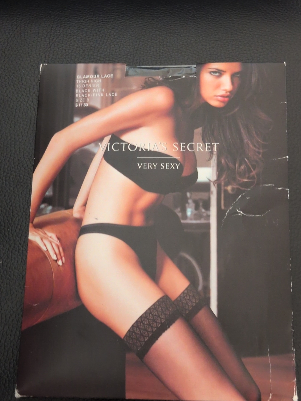 Victoria's Secret Very Sexy Thigh High Black/Pink